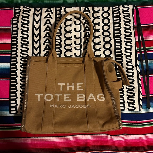 Marc Jacobs “The Tote Bag” Canvas Tote – Brown